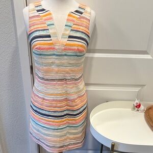Trina Turk Multicolor Striped Dress